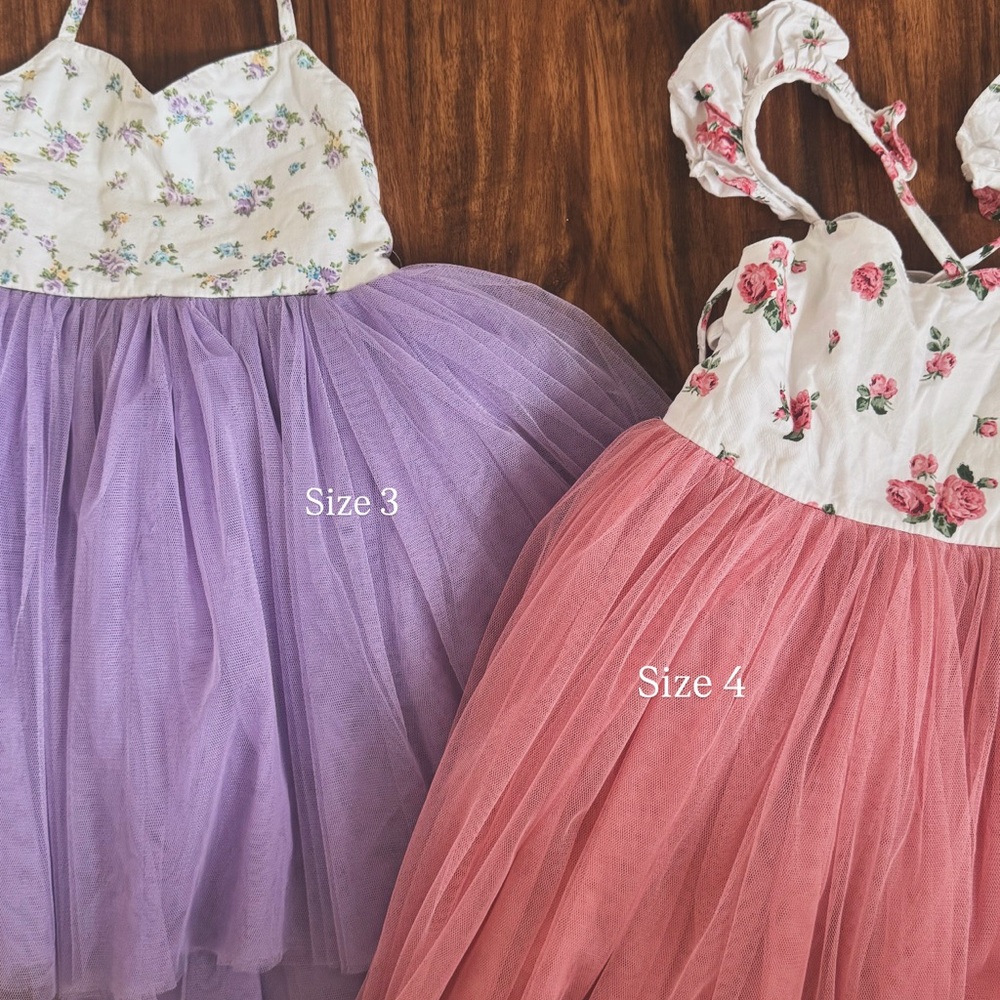 Floral and Tulle Dresses for Girls